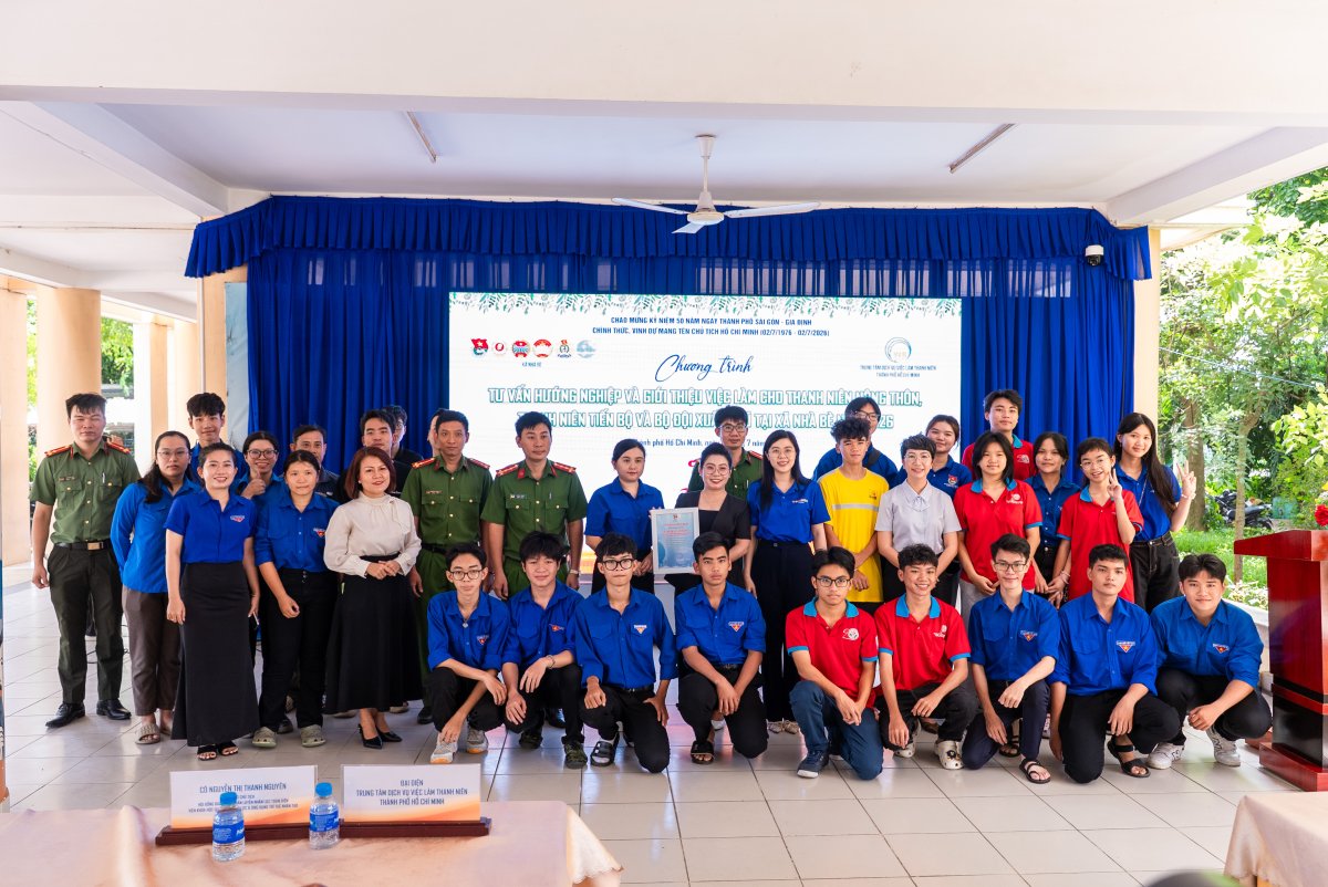 Định hướng nghề nghiệp, định hình giá trị bản thân trong thị trường lao động và chuyển động số tại xã Nhà Bè