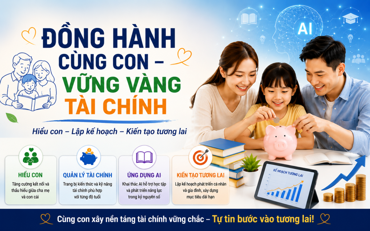 Đồng hành cùng con – Vững vàng tài chính